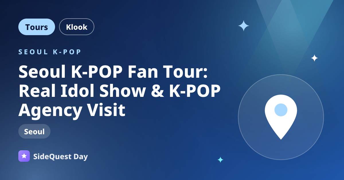 Seoul K-POP Fan Tour: Real Idol Show & K-POP Agency Visit