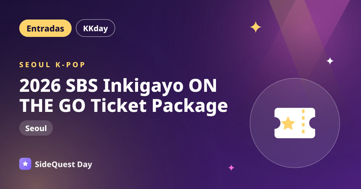 2026 SBS Inkigayo ON THE GO Ticket Package