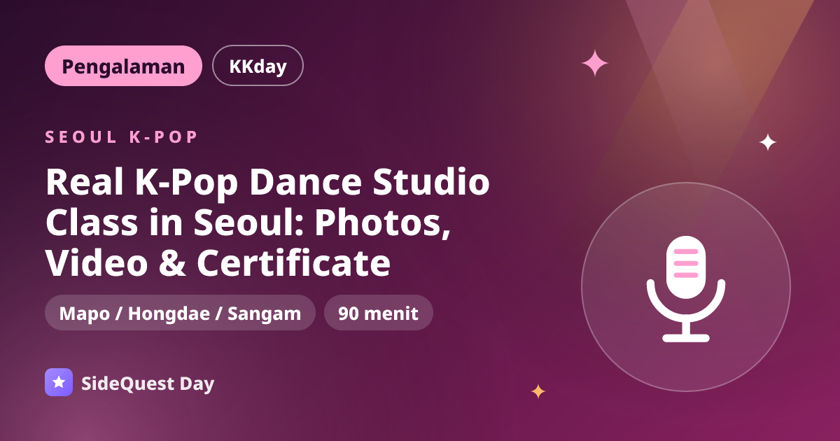 Real K-Pop Dance Studio Class in Seoul: Photos, Video & Certificate