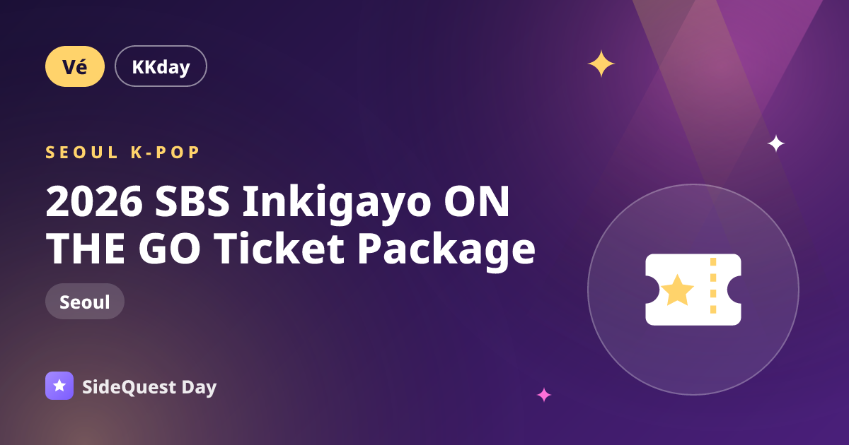 2026 SBS Inkigayo ON THE GO Ticket Package