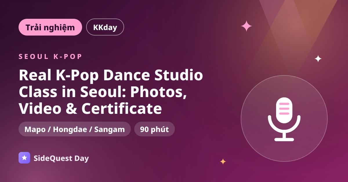 Real K-Pop Dance Studio Class in Seoul: Photos, Video & Certificate